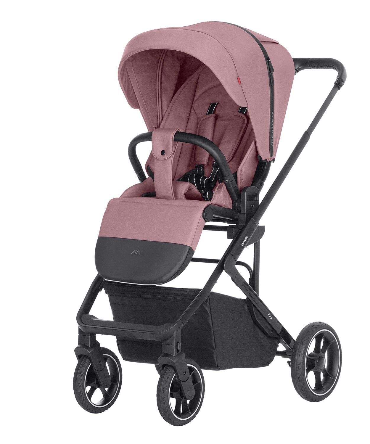 Прогулянкова коляска CARRELLO Alfa CRL-5508 BF Rouge Pink Каррелло Альфа